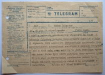 A telegram